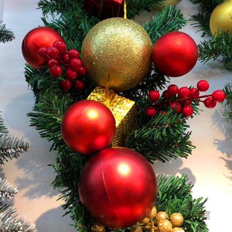 装饰品2植.7米P场VC加密圣诞藤绒条花环松枝头酒xk63B8w4店商场景