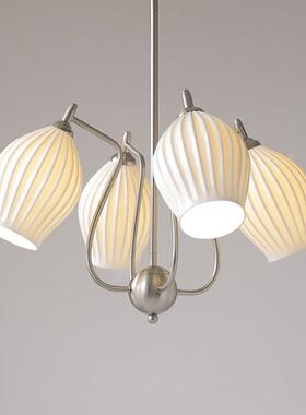 法式简客厅吊灯约现代MXN式意中古创意艺术室设计陶瓷蒜头餐厅主