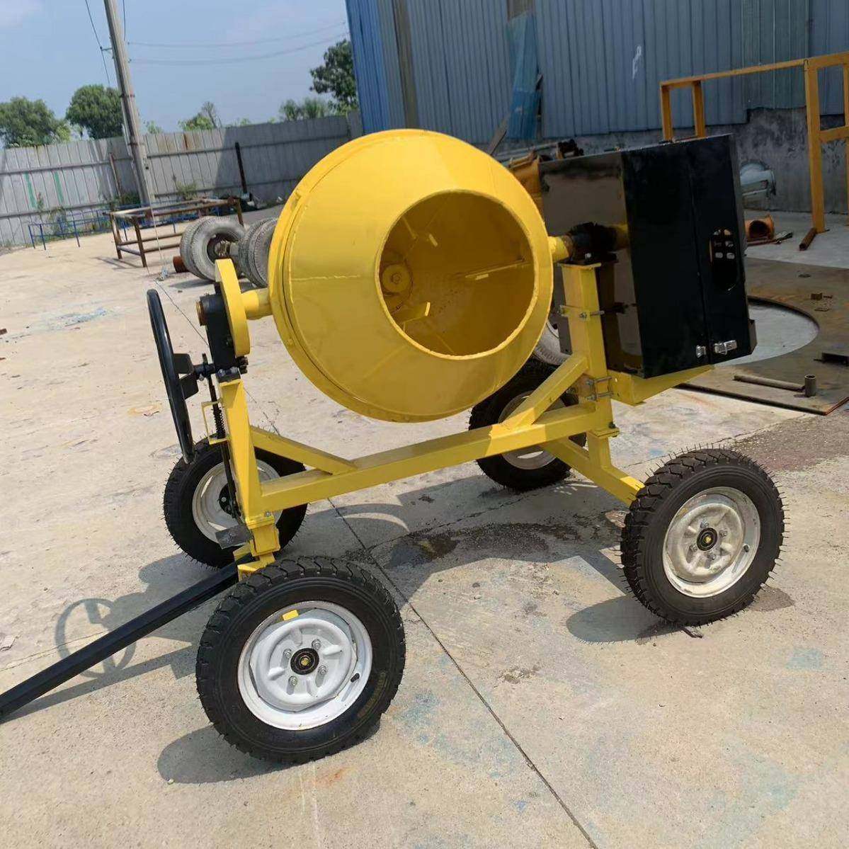 筒混泥土柴小型搅LKP拌机机混合翻转移动沥青水泥搅拌油驱滚动混