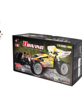 伟14401电动汽四驱无刷越RMJ野车1比104车高速特技车遥控力车