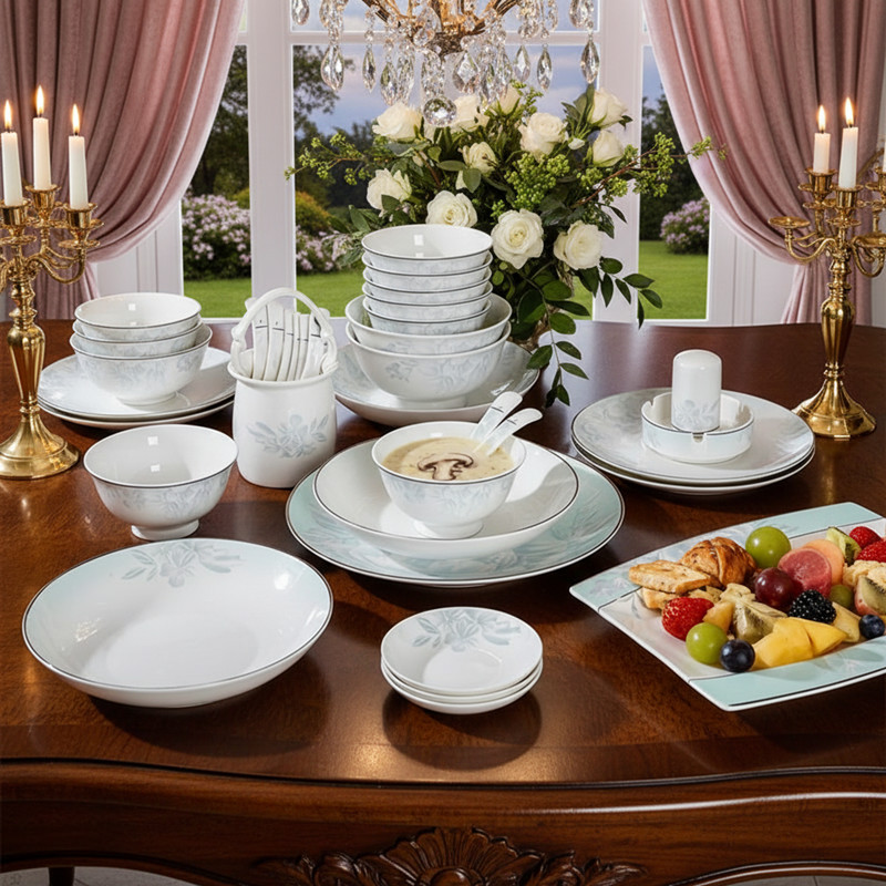 釉下彩碗碟套装家用2025新款