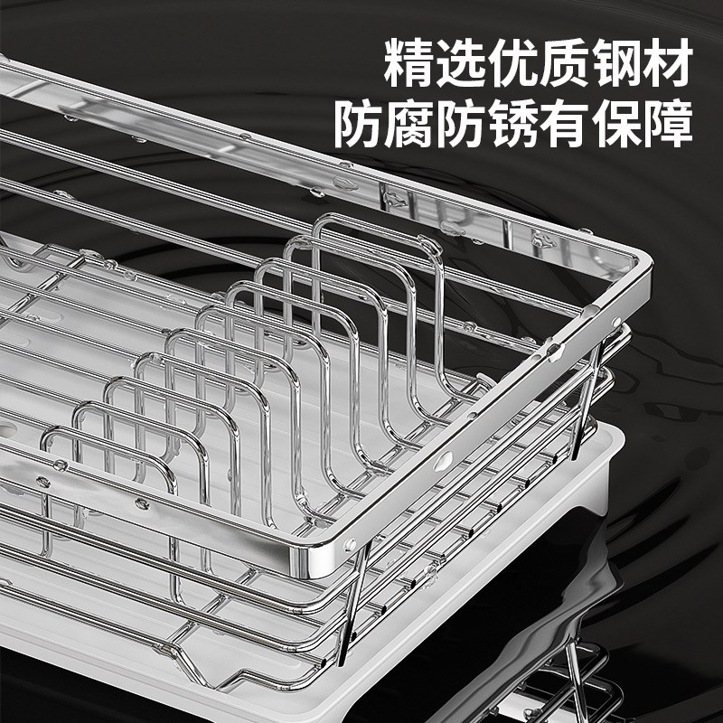 碗架沥水架厨房多功能碗碟收纳架不锈钢置物架筷子放碗放盘子架子