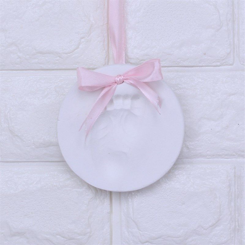 新款 彩带支架宝宝手印泥手足脚印婴幼儿个性礼品纪念品 厂家