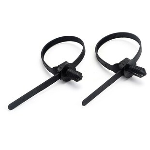 螺纹头杉树型6 捆扎带 210mm新能源汽车配件专用扎带汽车自锁式