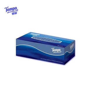 得宝抽纸硬盒装32盒/箱90抽大规格餐巾纸T2274面巾纸家用无香纸巾