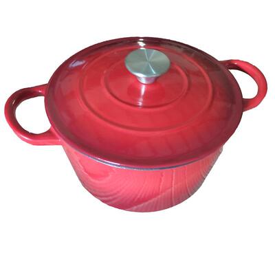 新款家用铸铁搪瓷锅23cm马萨锅 dutch oven pot搪瓷珐琅锅