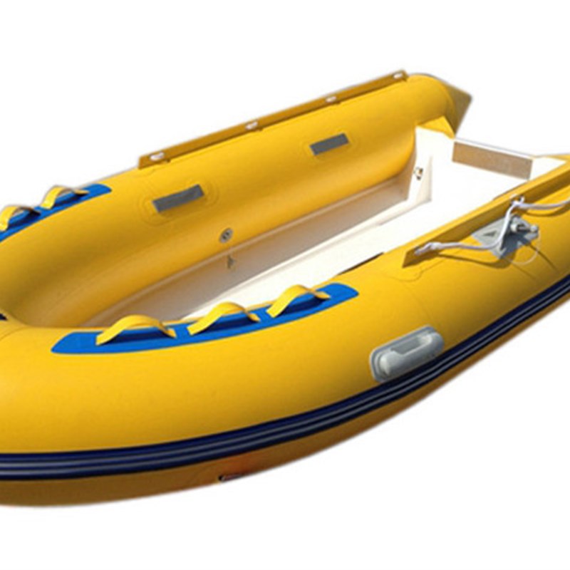 CE认证 3.3米玻璃钢充气船 海钓船 PVC充气橡皮艇 运动休闲艇船