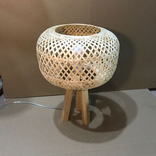 新中式民宿灯笼餐厅卧室网红田园中国风复古饭店竹编小灯笼台灯