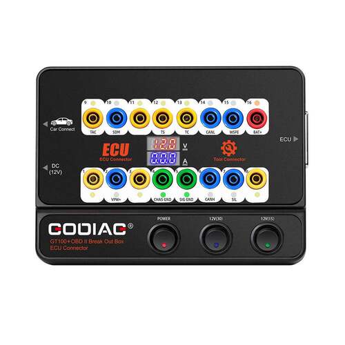 GT100+ T10 Pro OBDI0I接线盒EC工作台G连GT100+接器 带电子电流