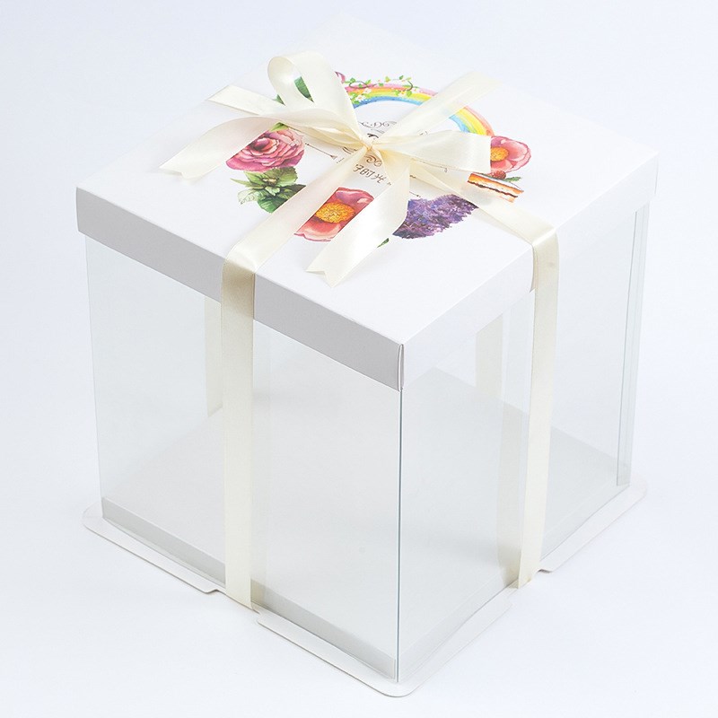 透明蛋糕盒子包装盒4寸6寸7寸8寸9寸10寸11寸12寸13寸单双层加高