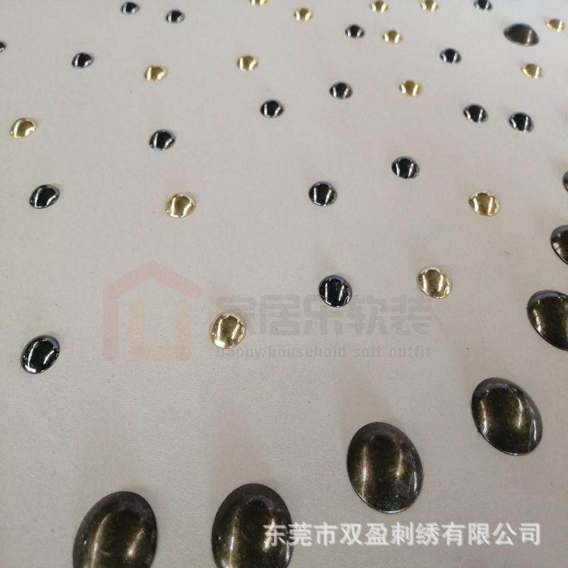 卯钉硬包背景墙软包泡钉铆钉工艺抽象画山水酒店工程家用厂家直销