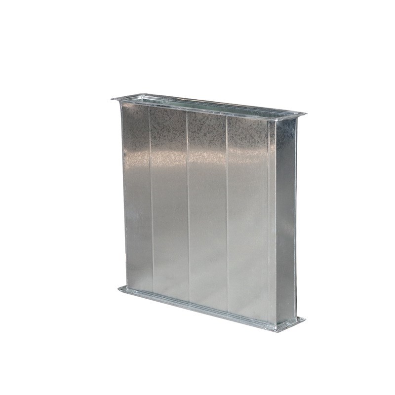 地下室新风法兰除尘阻燃风管厨房排烟管道矩形白铁皮镀锌风管