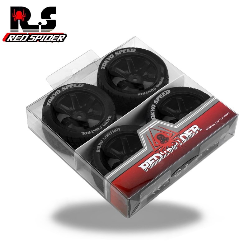 RS红蜘蛛出品1:10 无限HSP94122京商FW06房车通用拉力竟速胎R146