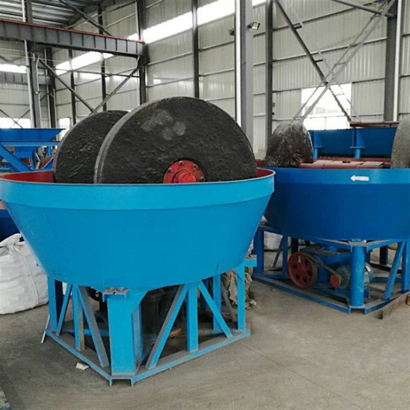 矿石研磨设备湿碾机 全自动碾磨机 辊轴式碾辊机多种规格