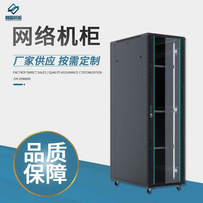 工厂机柜61042网络机柜42U弱电移动落地平移机柜钣金机房机柜厂家