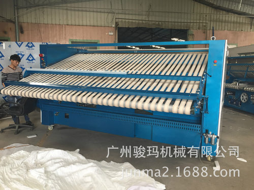 三米三全自动床单折叠机｜3.3米床单被套自动折叠机｜五折折叠机