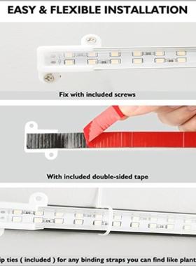 亚逊马L光ED12V植物长XIH灯条一拖四定时植物补灯室内生园艺水培