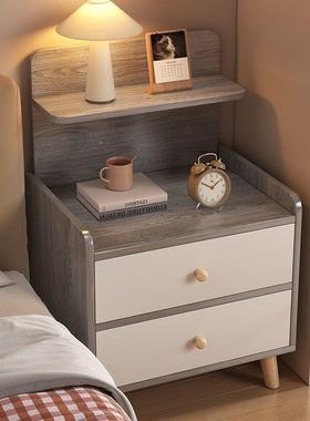 头卧室家用床床头收纳柜简约现代户型储物柜组装出租SY-657小屋床