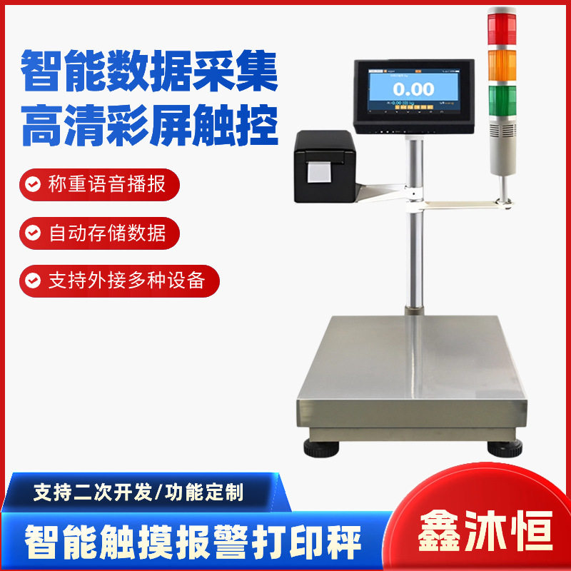 不锈钢智能台秤60kg拍照标签