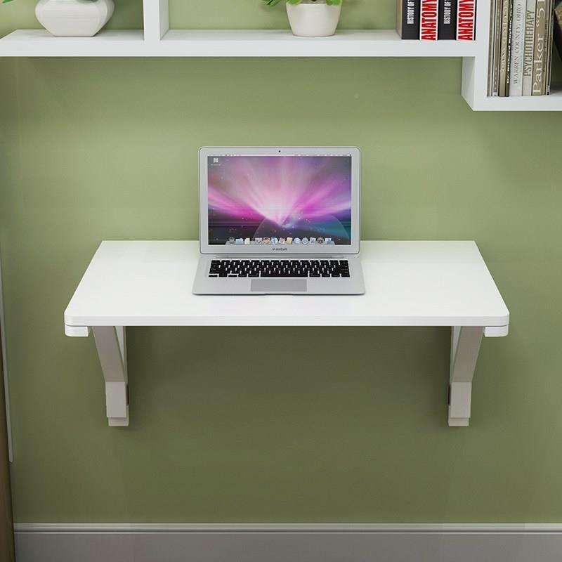 。ZPX双桌支撑连壁桌桌挂墙桌靠墙折叠桌实木挂桌电脑餐桌书壁墙