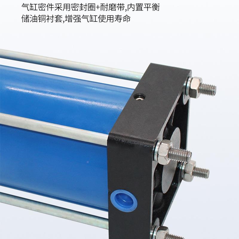 大缸推力耐高温铁气QGB63-80-100-12X2550X75KBDX100X2X050全铁耐