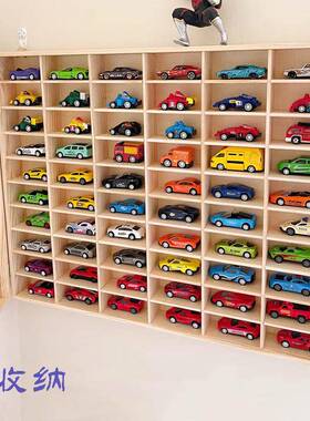 火FH1:气64小470车收纳壁挂展示架风轮多4美卡汽车玩具车收纳盒多