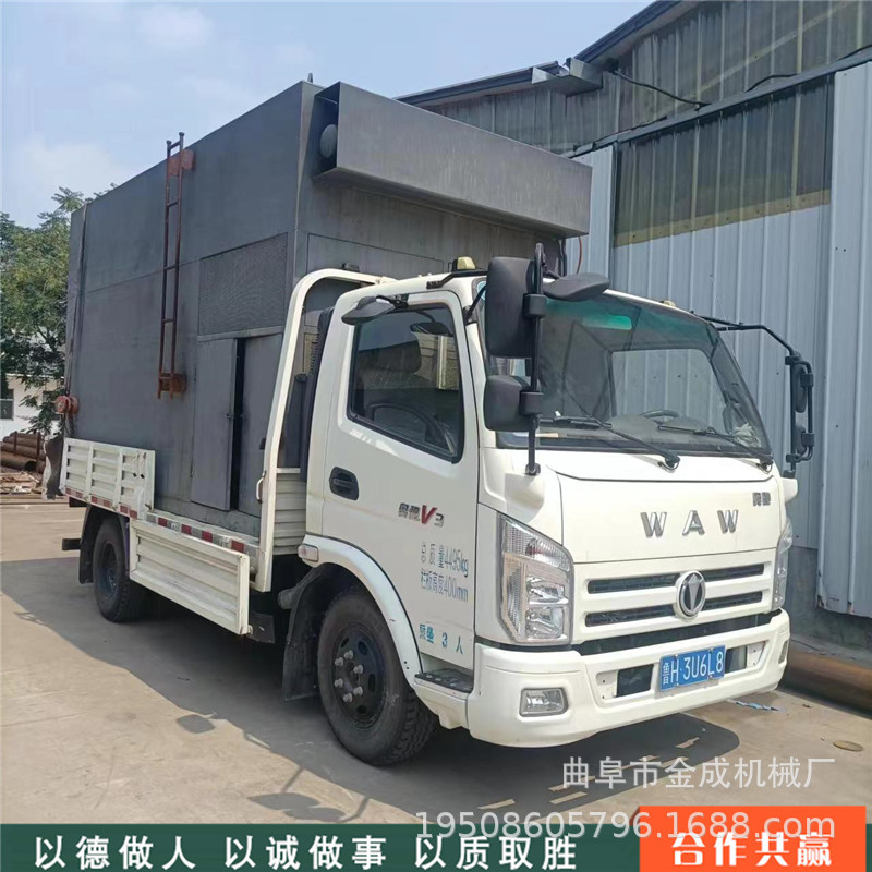 5.2m平板车厢罗茨风机清灰机
