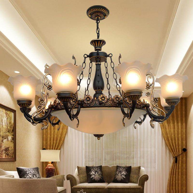 式吊灯客厅灯复古创意灯美734式欧餐卧室饰灯简le厅b,家装灯饰光源,智能吊灯,淘宝优惠券,粉丝福利购,淘宝优惠卷