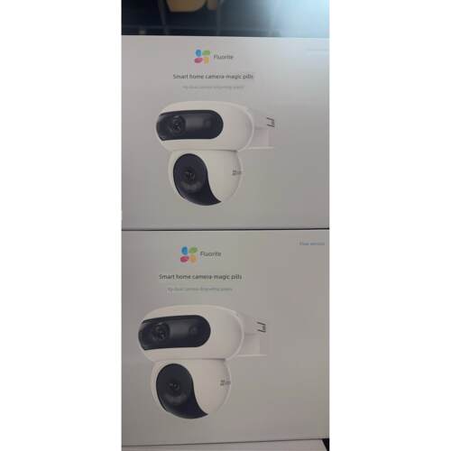 Ezviz魔丸H90 4g户外三倾斜双摄像头4亿像素终身流量配备电源。