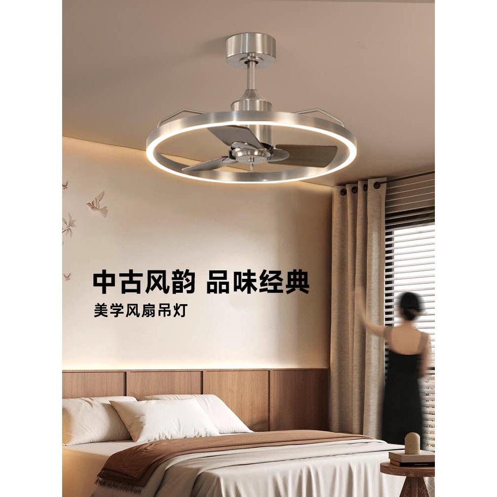 尤里中世纪扇灯吊扇灯卧室客厅灯斯堪的纳维亚覆古灯包豪斯书房餐