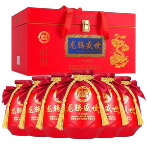 顺丰白水杜康龙腾盛世纯粮固态52度白酒浓香型礼盒商务送长辈B03