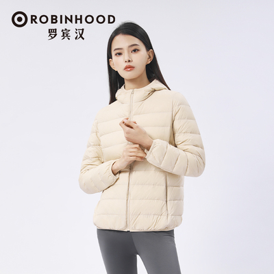 罗宾汉户外短款羽绒服显瘦春秋季