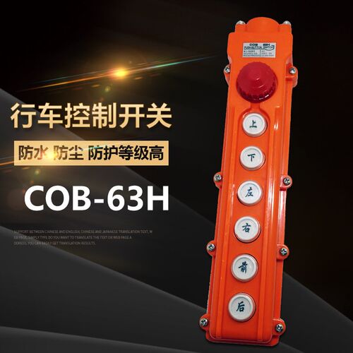 COB-63H行车按钮开关TNHA1-63H防水行车控制开关吊机起重按钮开关