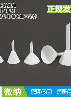 聚四氟乙烯漏斗特氟龙铁氟龙耐酸耐碱耐高温ptfe材质科研实验漏斗