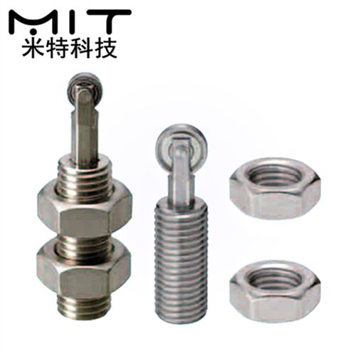 ZSJS/ZOJS不锈钢旋钮柱塞螺栓型滚轮柱塞轻载/重载弹簧螺纹定位柱