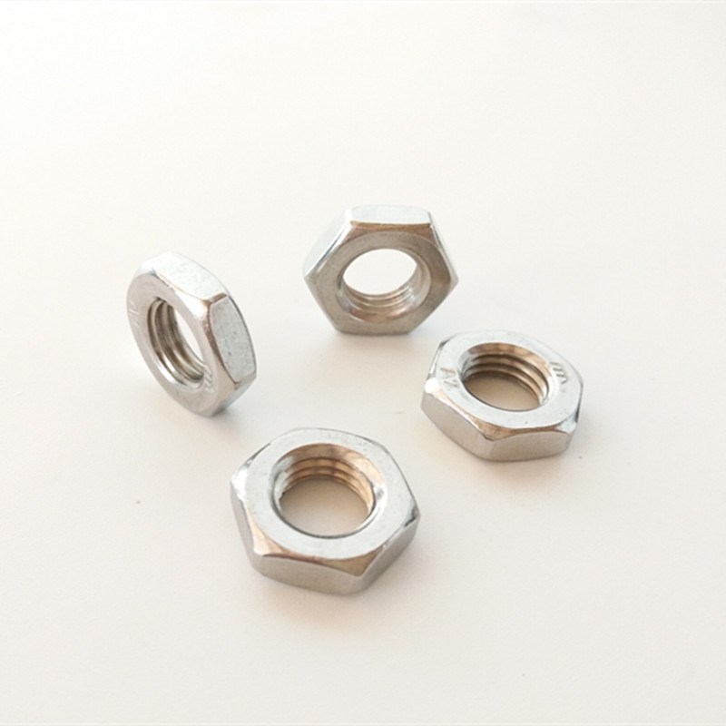 304不锈钢反牙薄螺母左旋左牙反丝帽6M8M10M12M14M16M18M20M22M24