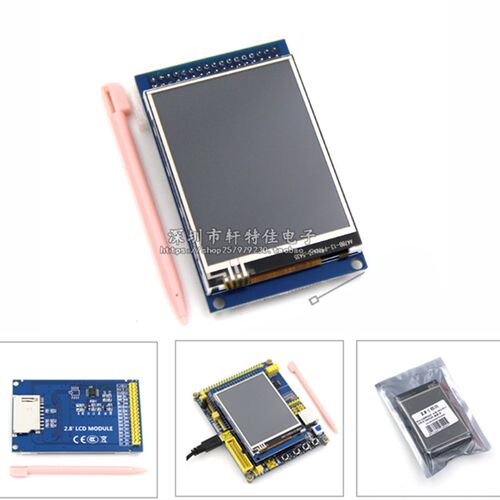 2.8寸 TFT液晶屏LCD 显示屏 带触摸彩屏模块 240X320高清液晶屏