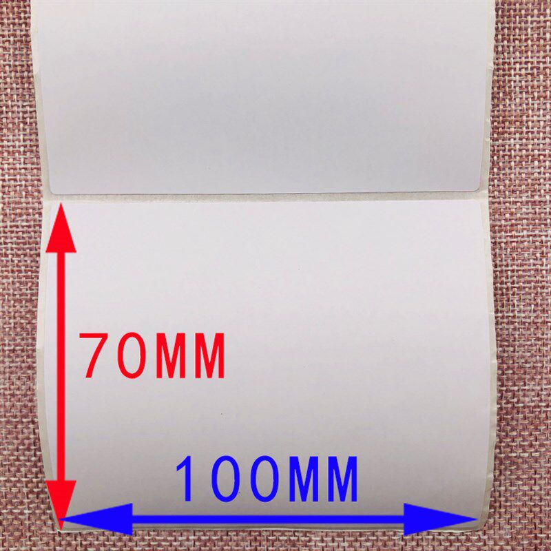 三防热敏纸10070x600张横版 热敏标签纸不干胶条码纸打印纸10x7