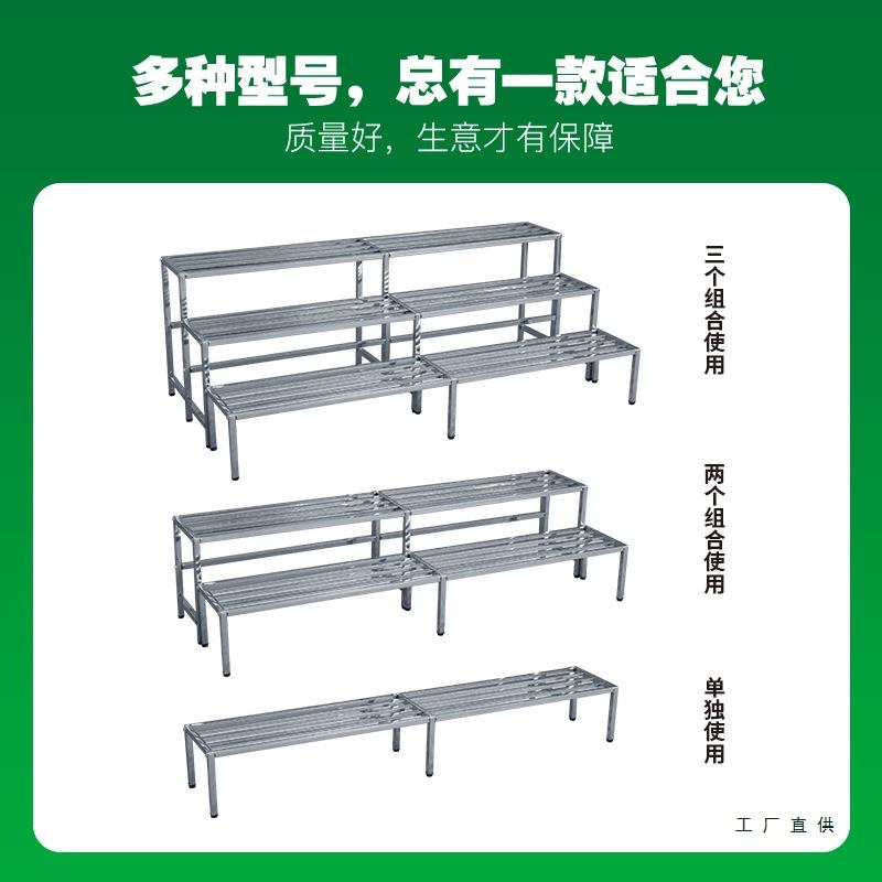 不钢阶梯式合花架阳台多组肉多层架NPG外植物摆放户加宽花锈盆架