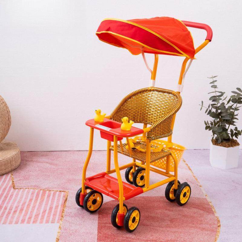 夏季藤GJO椅婴儿手推车推洗车仿藤便宝宝透风推易外出小车轻儿童,婴童用品,单杆轻便推车,淘宝优惠券,粉丝福利购,淘宝优惠卷