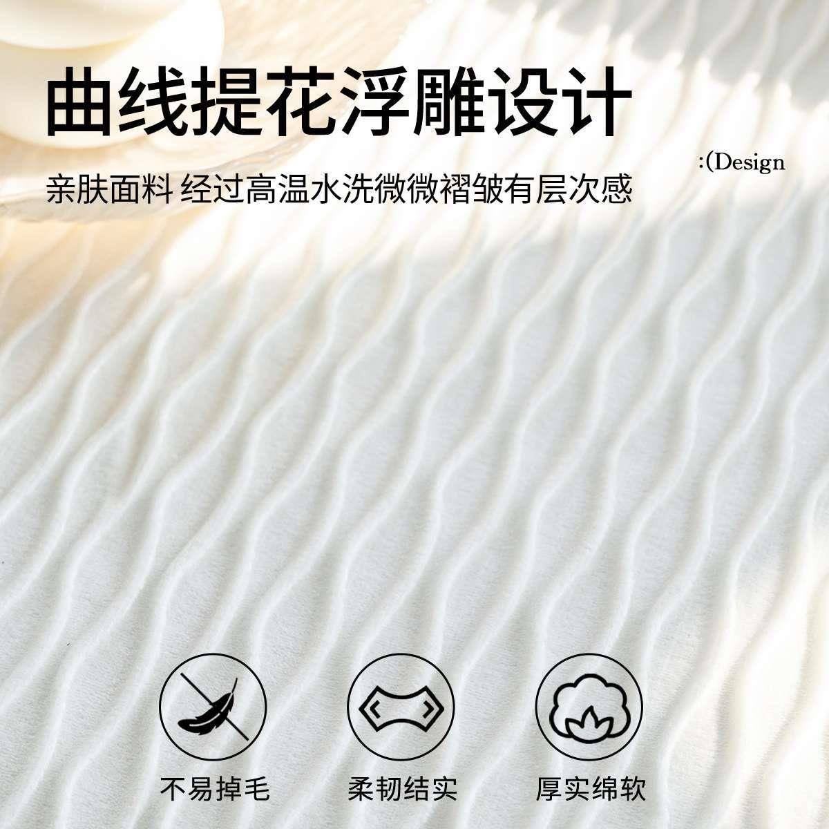 油法式奶风裙边沙巾IEO发2025新款四季通用一片式沙发套防罩滑坐