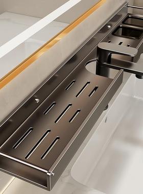 包镜卫生间置物架厕所手台盆洗漱台壁UOK挂式前免打孔浴洗室邮架