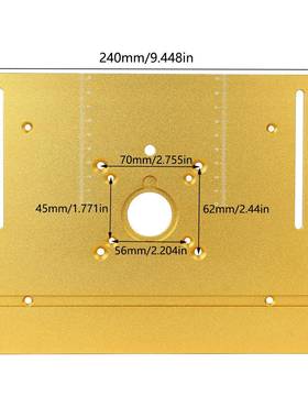 C8木工雕刻机装板电木铣台面合金铝面板EIT靠倒山推尺倒装板