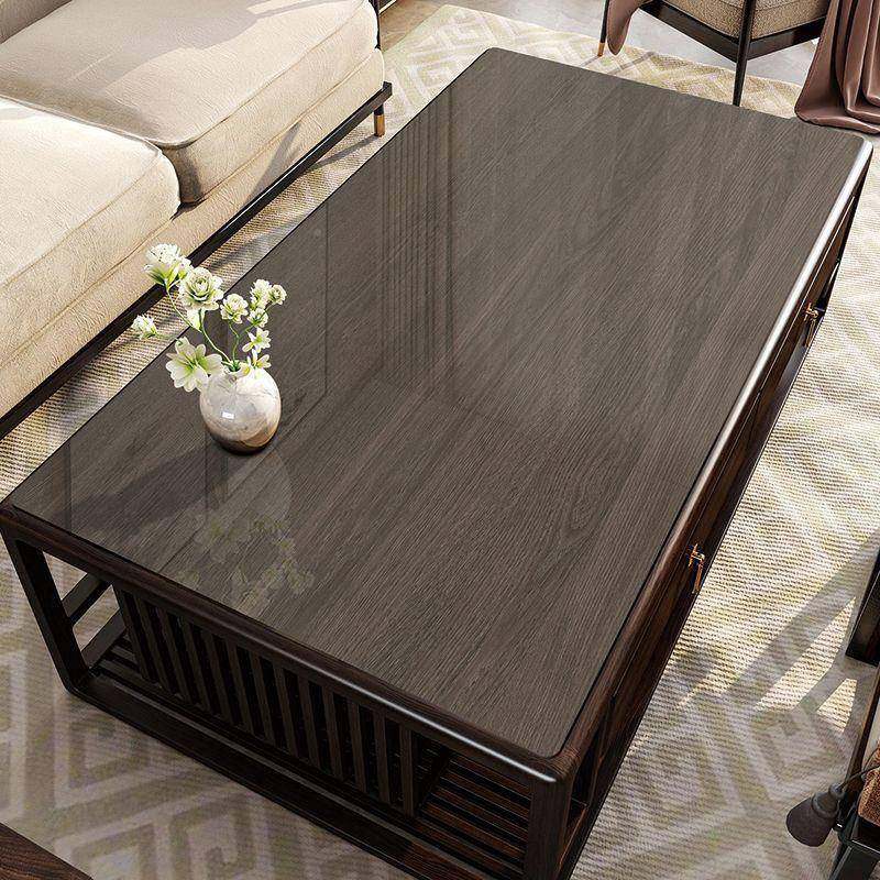 仿木纹pvc软桌玻璃茶BYS几垫桌免洗防防布水油餐桌垫垫轻奢桌面垫