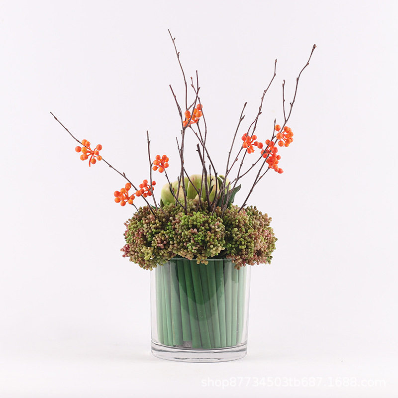 现代简约仿真绿植花艺装饰摆件