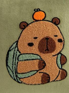 卡皮巴拉多功二能用合一抱枕被车载沙发办公室多EFJ途靠枕