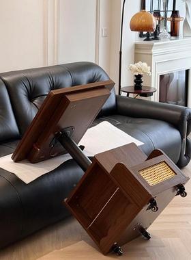 移5664动折几叠茶几实木推车小户型降折叠茶茶桌客餐厅升多功能茶