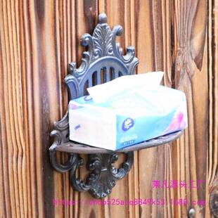 室外铸铁TWB挂置物架壁欧庭式别墅花盆花园杂货铁院艺壁饰纸巾收