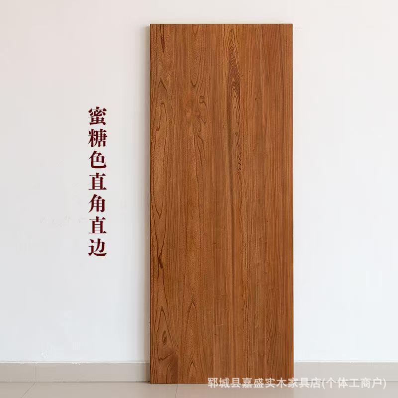 老榆木吧台板桌板办公桌飘窗台电脑桌板民宿风化茶桌版原木整板