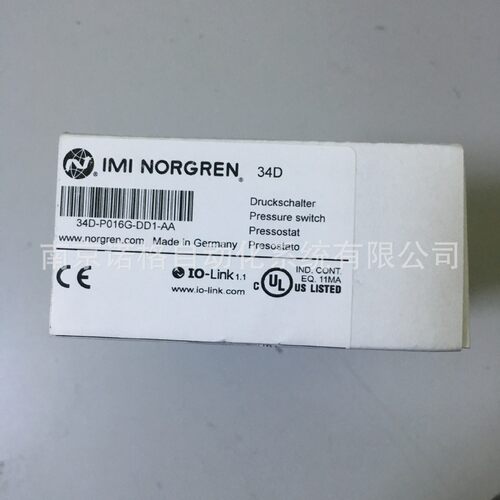 NORGREN诺冠34D-P016G压力开关